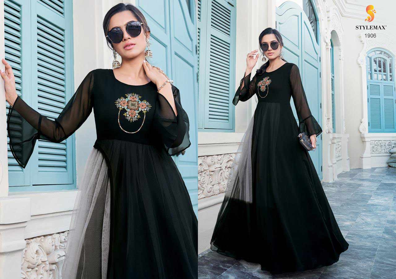 Almirah Vol-2 Wholesale Georgette Gown Set Almirah Vol-2 Wholesale Georgette Gown Set